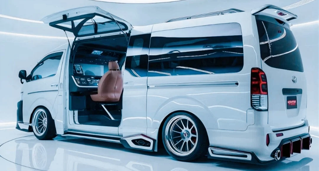 Bikin Melongo! Toyota HiAce Premio Ini Berubah Jadi ‘Pesawat Pribadi’ di Darat, Harganya Bikin Kantong Jebol!